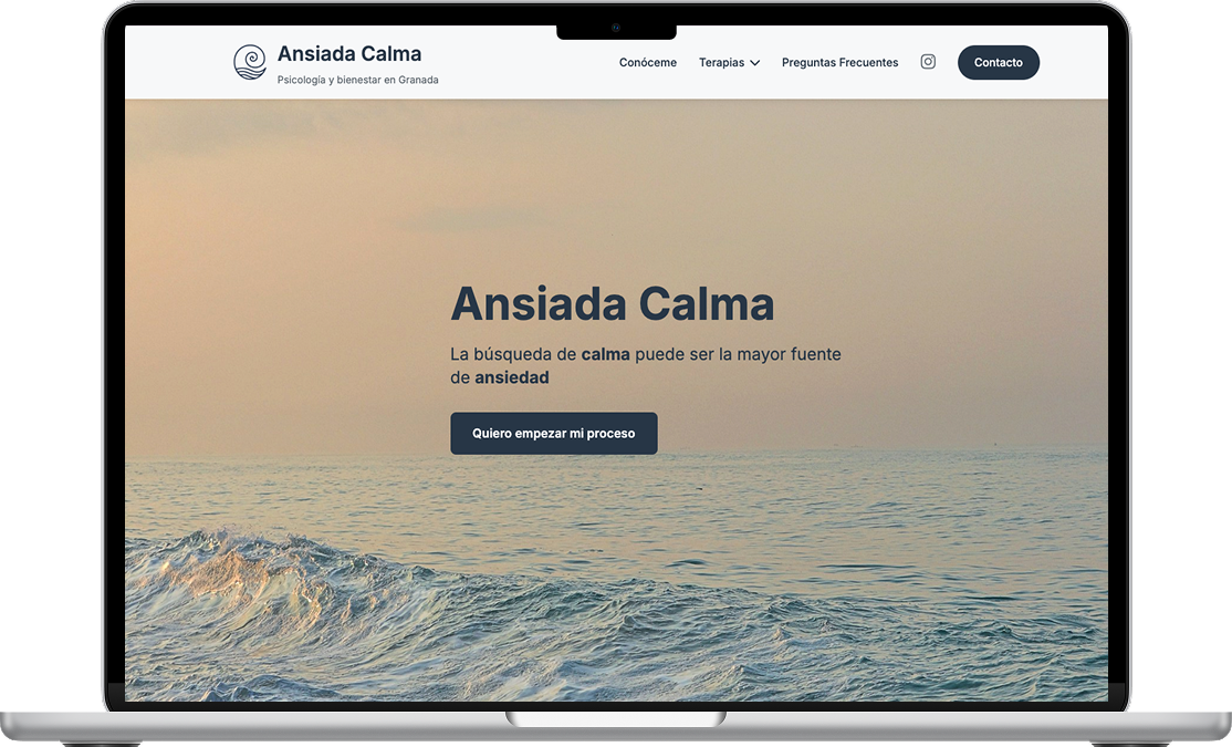 Proyecto Ansiada Calma - portátil